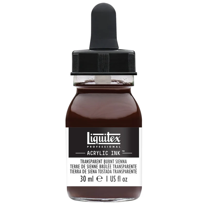 Liquitex - Acrylic Ink - 30ml Transparent Burnt Sienna