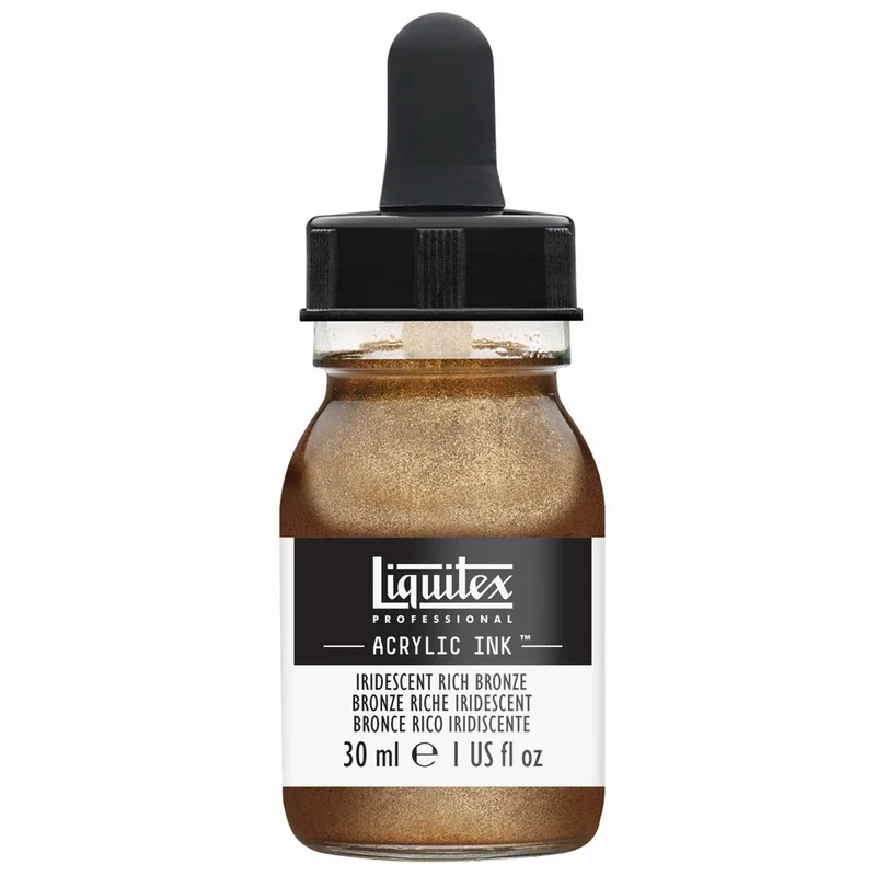 Liquitex - Acrylic Ink - 30ml Iridescent Rich Bronze