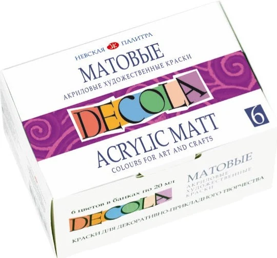 DECOLA Matte Acrylic Paints