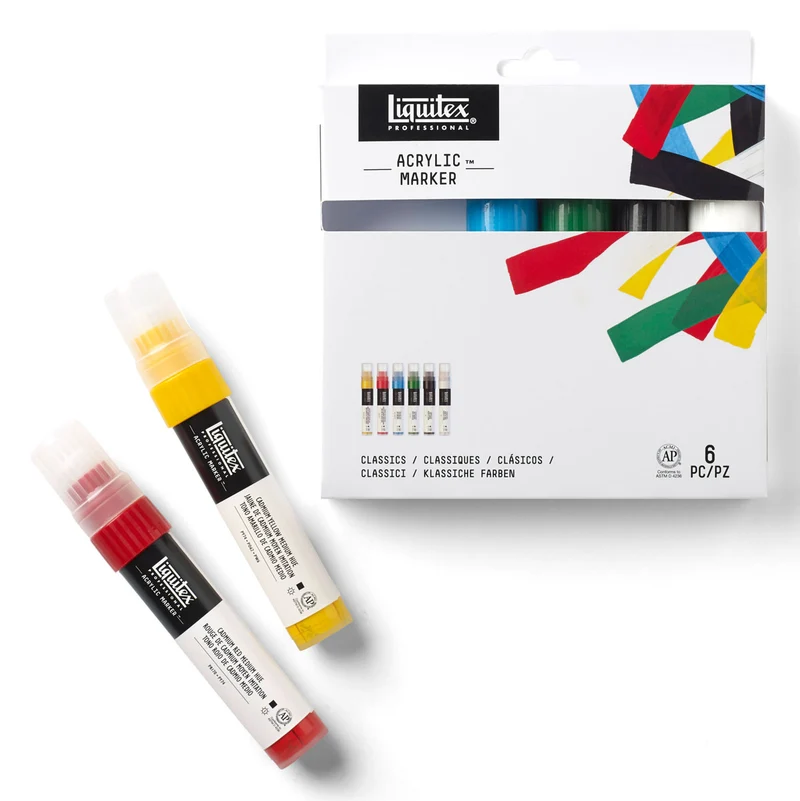 Liquitex Professional - Markers Set - 6x15mm Wide