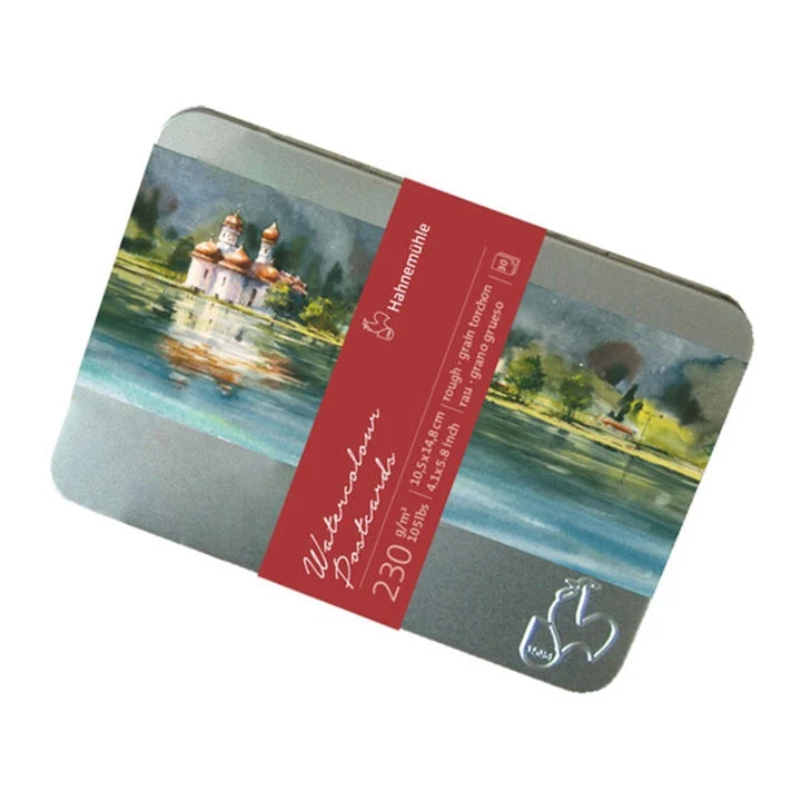 Hahnemühle WatercolourBox Rough Postcards, Set of 30