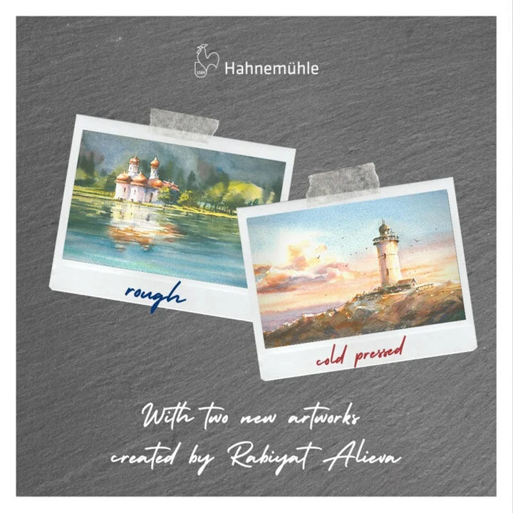 Hahnemühle WatercolourBox Rough Postcards, Set of 30
