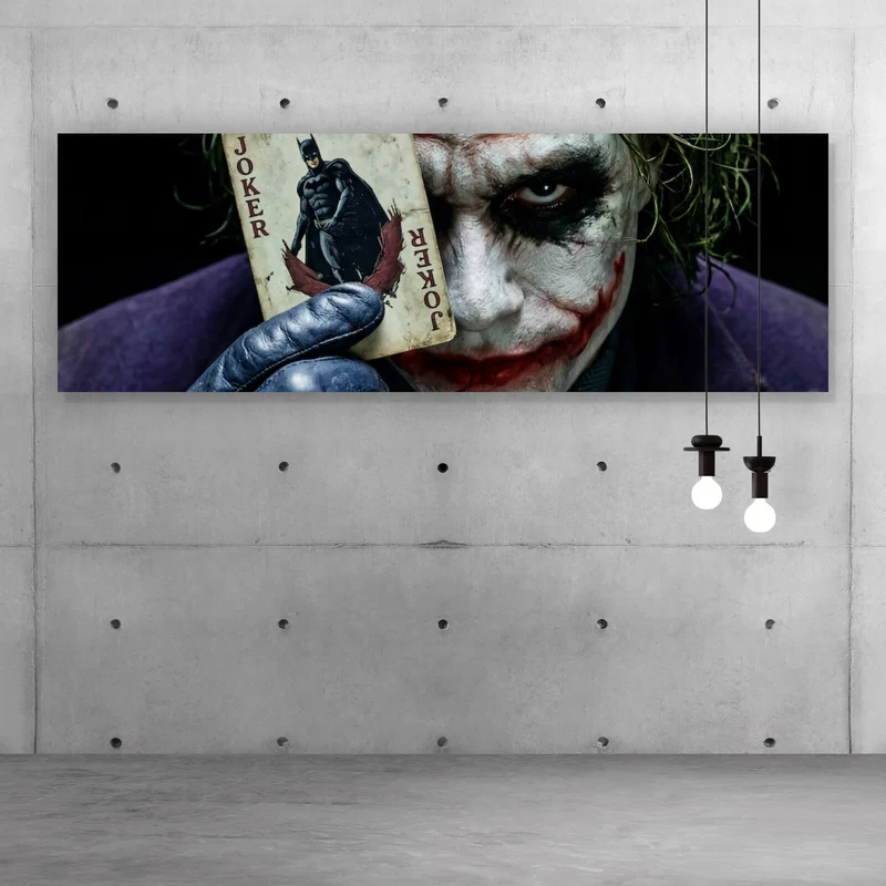 Poster Mysteriöses Joker Porträt Panorama