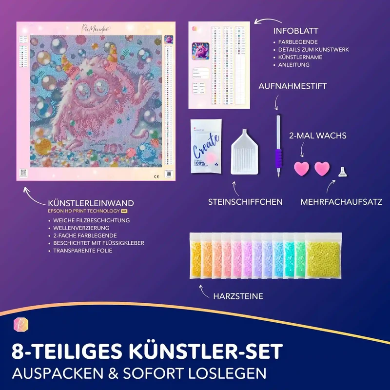 Diamond Painting - Moni Live Verkauf - Rolli