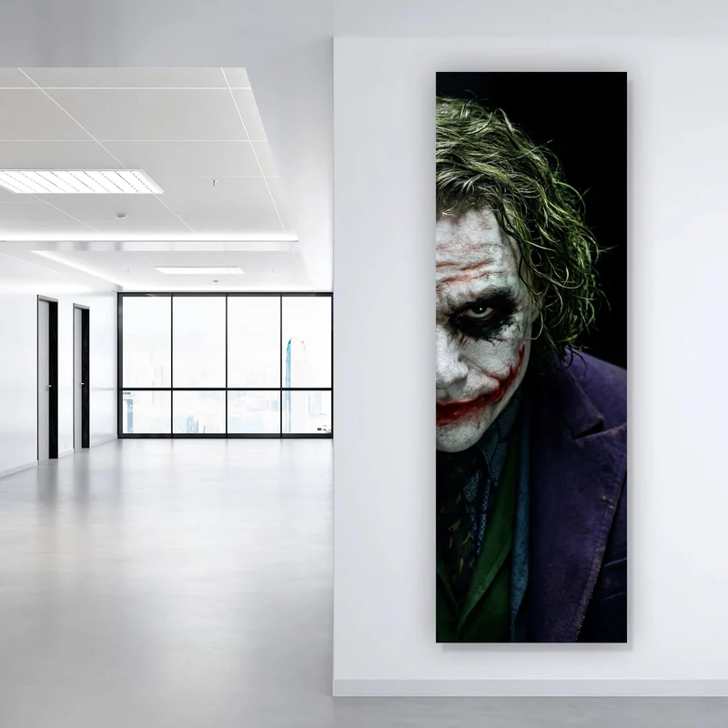 Acrylglasbild Mysteriöses Joker Porträt Panorama Hoch
