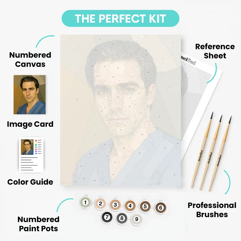 Muted Earth Palette Knife - Custom Paint by Numbers Kit