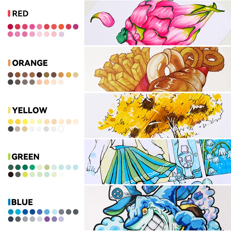 Arrtx OROS 90 Alcohol Markers Paint Markers Dual Tip