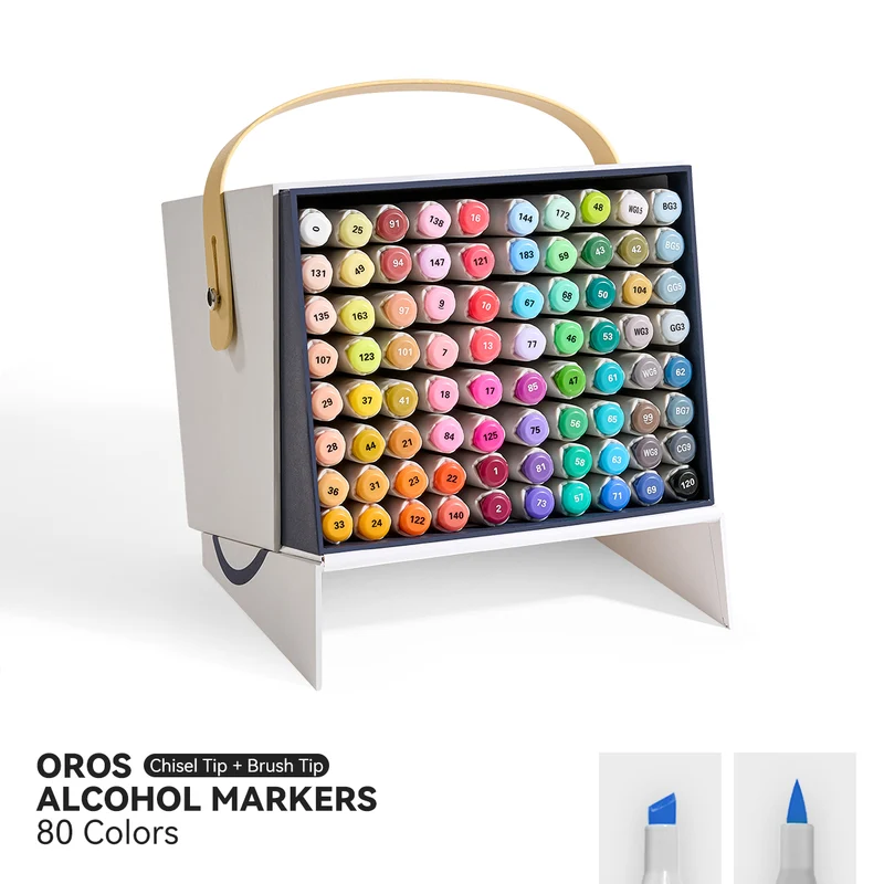Arrtx OROS 80 Alcohol Markers Paint Markers Dual Tip