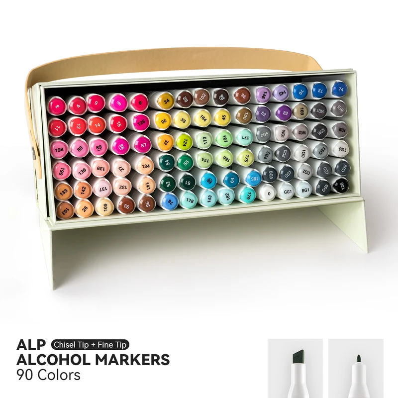Arrtx-ALP 90 Alcohol Markers Paint Markers Dual Tip