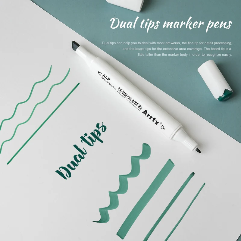 Arrtx-ALP 90 Alcohol Markers Paint Markers Dual Tip