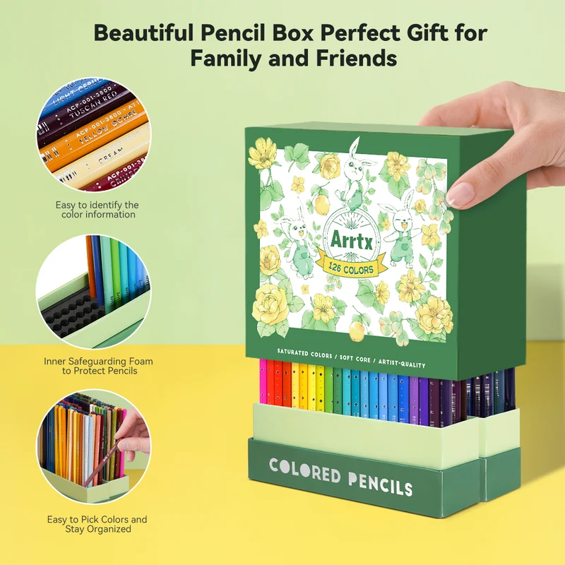 Arrtx Colored Pencils Set Drawing Pencils