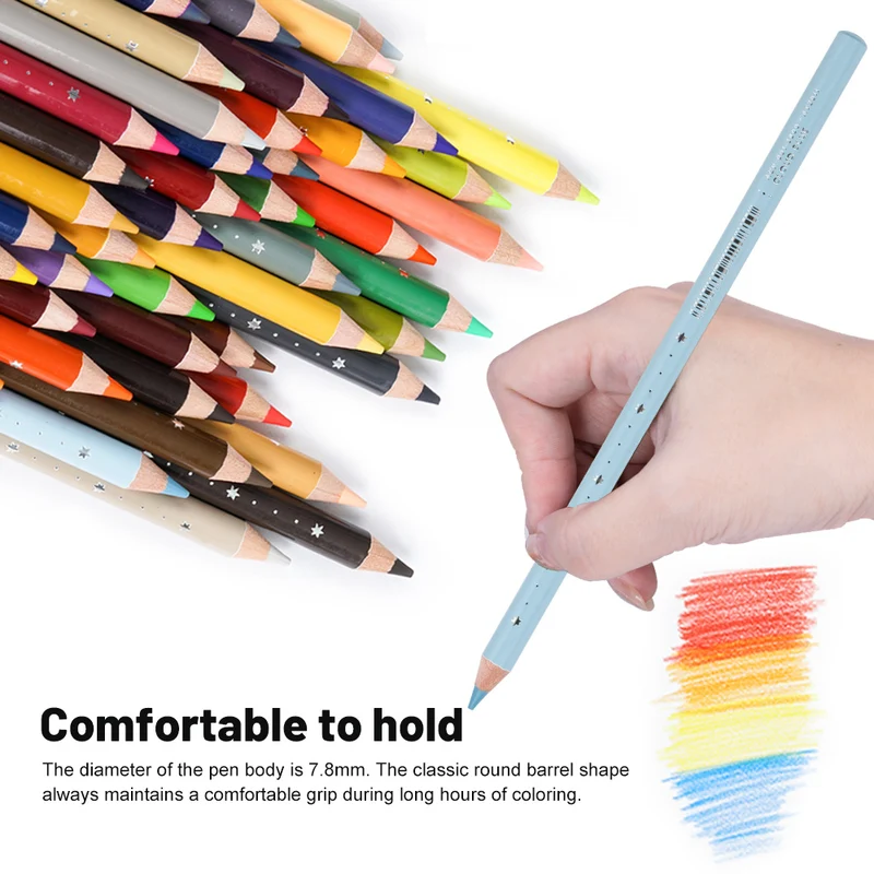 Arrtx 72 Colored Pencils Artist Grade Drawing Pencils