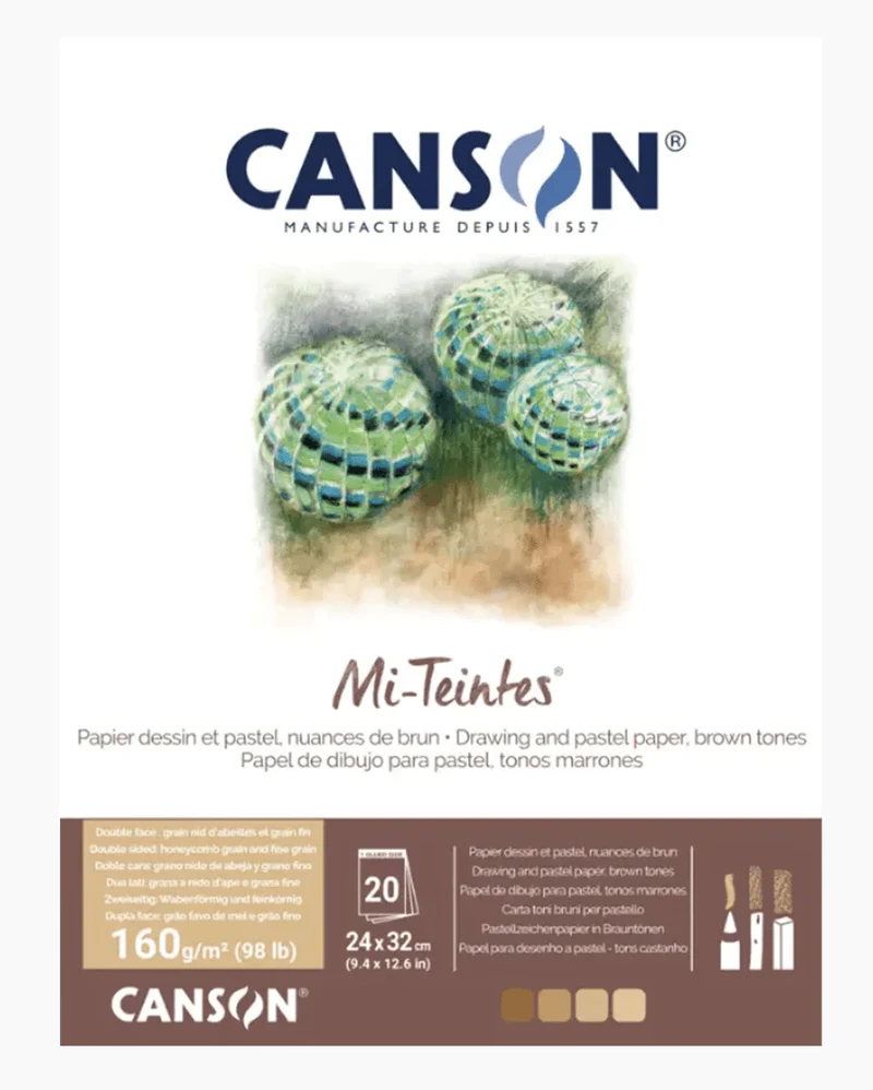 Mi-Teintes Pastel Drawing Pad 24x32cm 160gsm