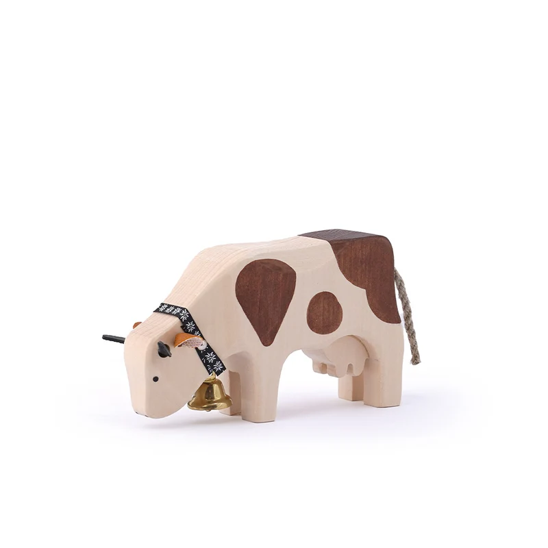 Kuh 2 fressend Red-Holstein