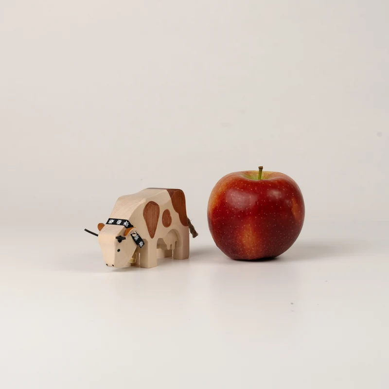 Kuh 1 fressend Red-Holstein