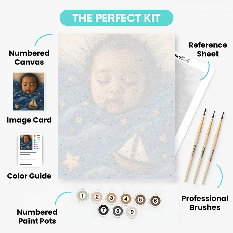 Starlit Dream Voyage - Custom Paint by Numbers Kit