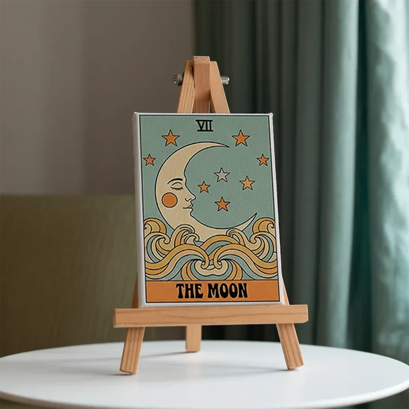 Malen nach Zahlen – 6 Mini-Gemälde - Tarot Vibe Kollektion