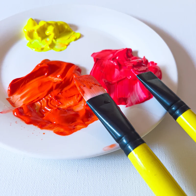 Elements 500ml Acrylic Neon Orange