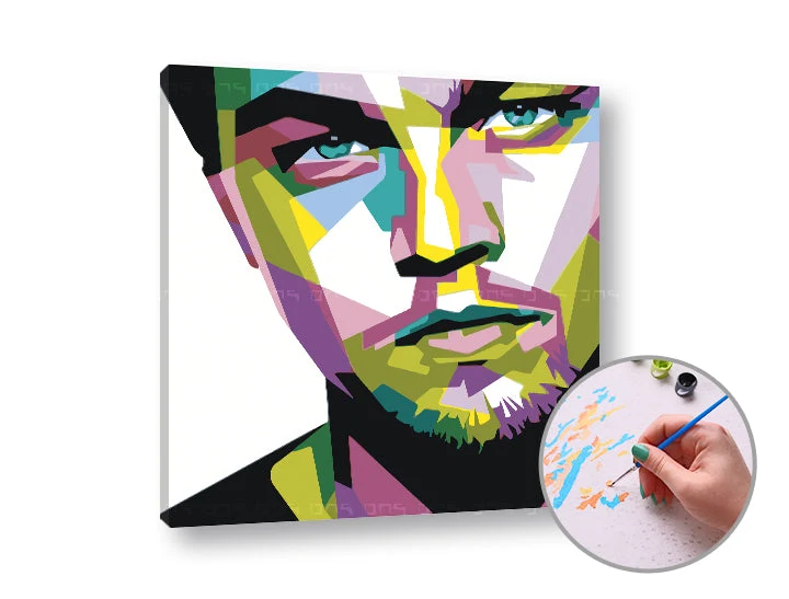 Paint by Numbers LEONARDO DICAPRIO | Low Difficulty