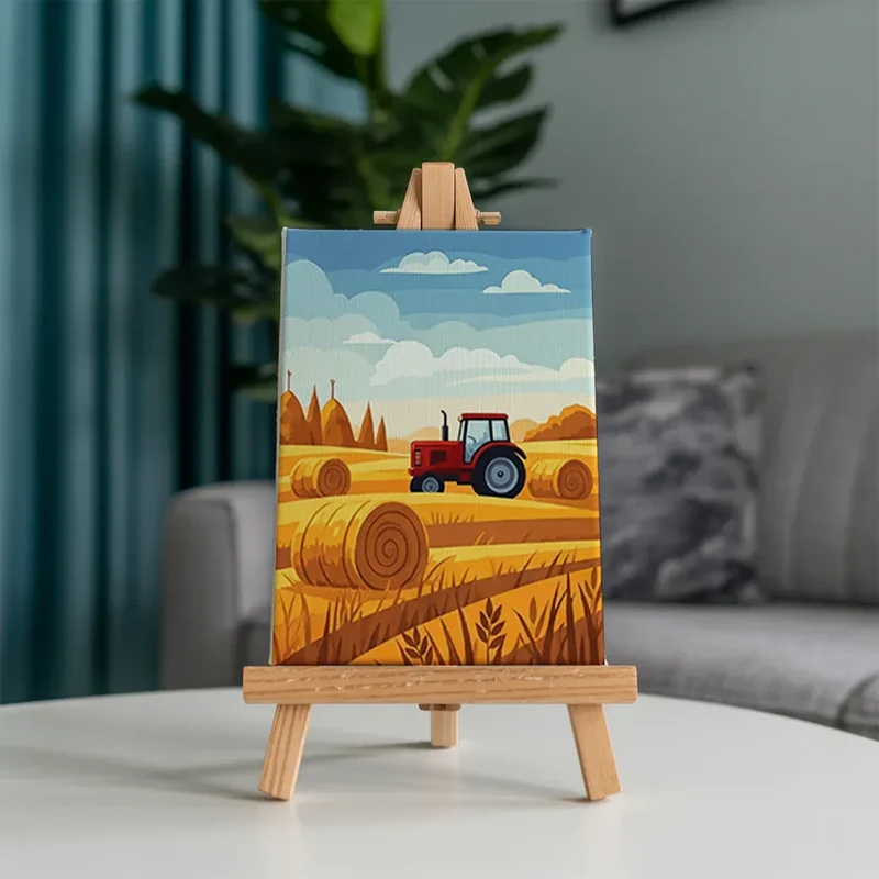 Malen nach Zahlen – 6 Mini-Gemälde - Herfstgloed-serie