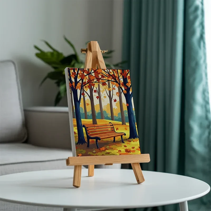 Malen nach Zahlen – 6 Mini-Gemälde - Herfstgloed-serie