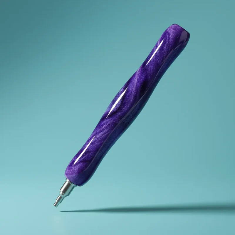 Dreh-&-Setz Präzisionsstift – Sternenstaub-Purpur (Gewinde)