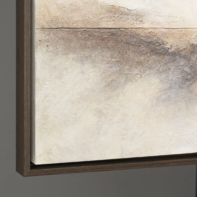 Handgemaltes Acrylbild auf Leinwand „Horizontlinie“ – Moderne Wandkunst für Wohnzimmer