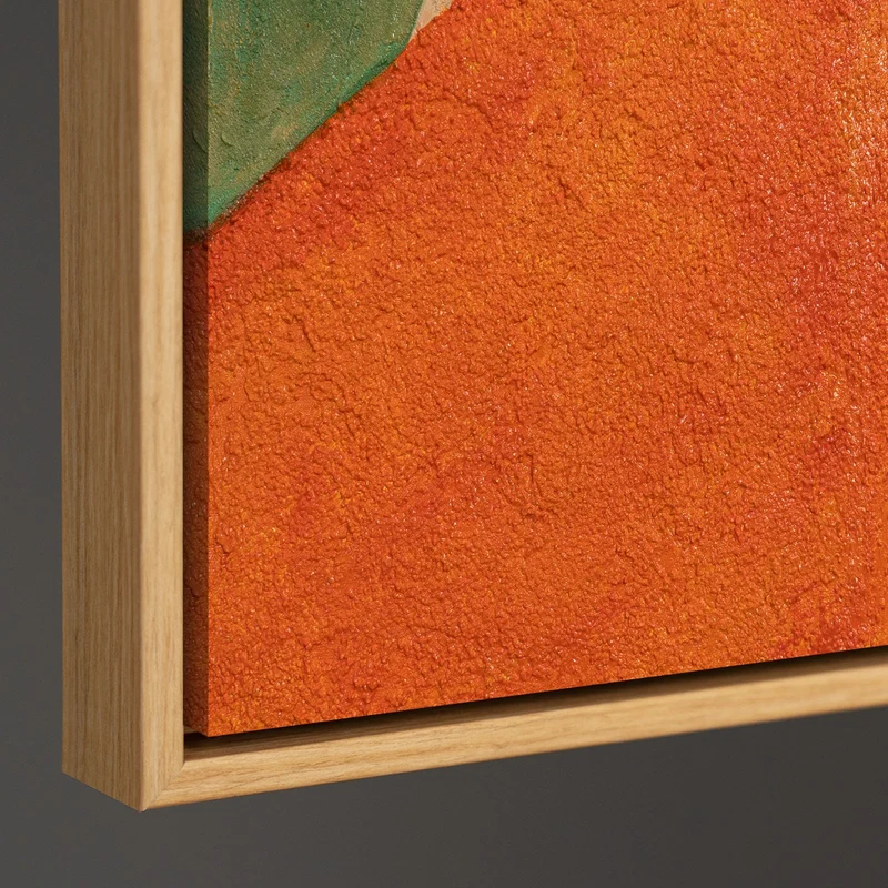 Abstrakte Geometrie Gemälde „Ordnung und Bewegung“ - Acrylmalerei mit Struktur