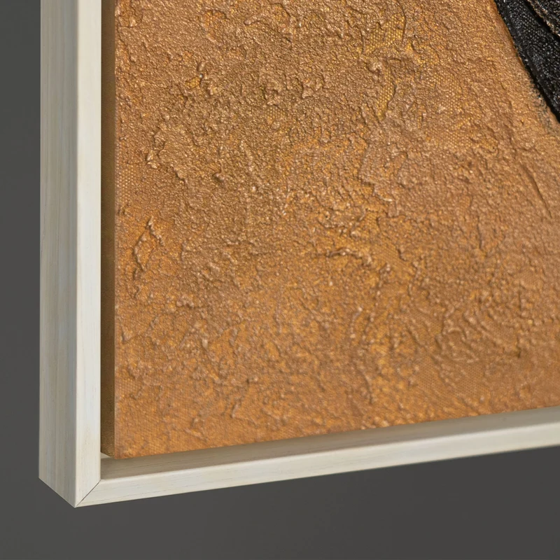 Moderne Acrylbild „Form und Textur“ – Acrylmalerei mit geometrischen Formen