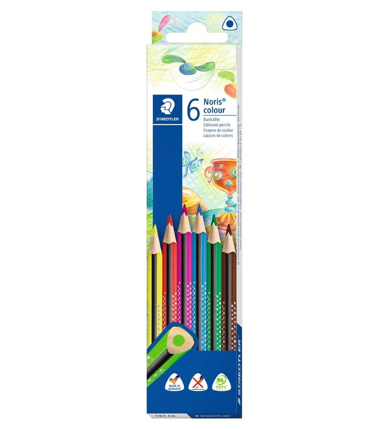 Staedtler Noris Coloured Pencils 6 Pack