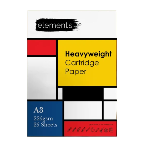Elements - A3 Heavyweight Cartridge Paper Pad 25 sheets 225gsm