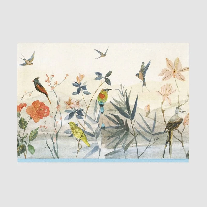 Bird Garden Note Cards and Envelopes