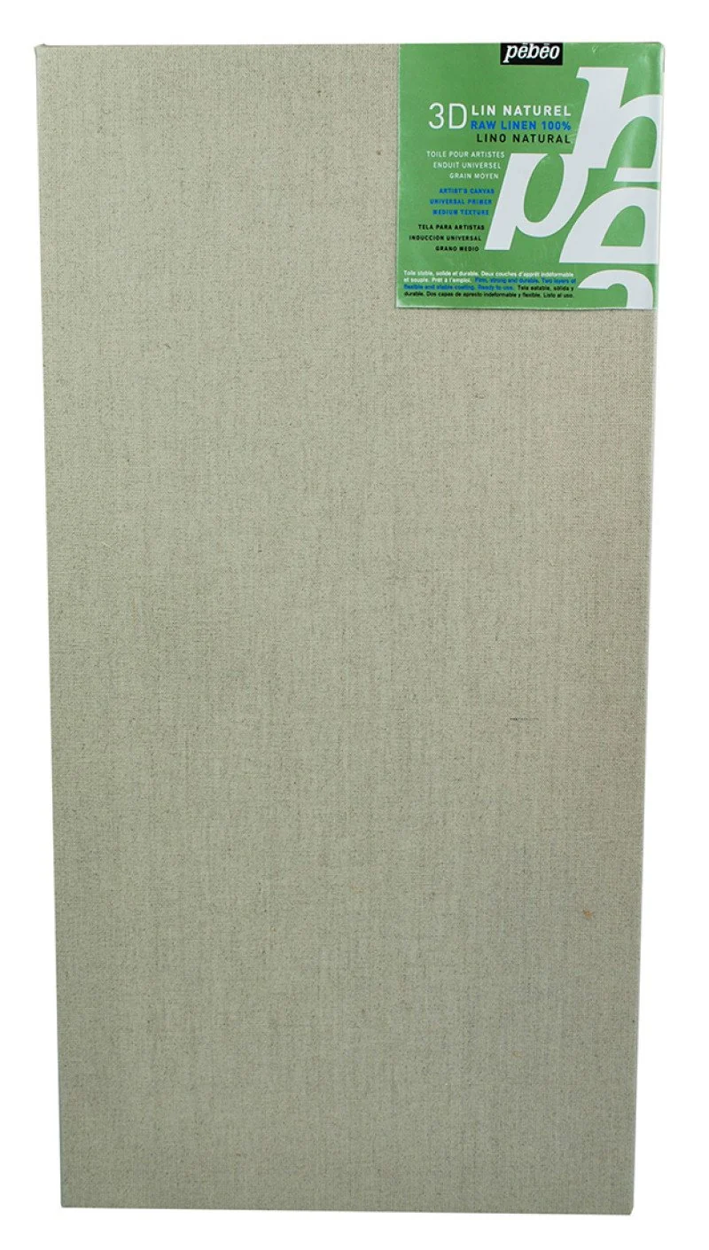 Pebeo - Natural Linen Canvas - Deep Edge 3D - 30X60 cm