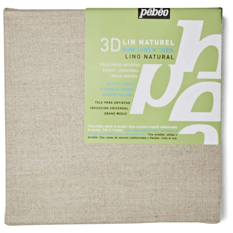 Pebeo - Natural Linen Canvas - Deep Edge 3D - 30X60 cm