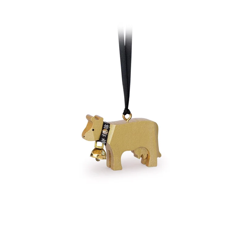 Kuh mini gold inkl. Aufhänger