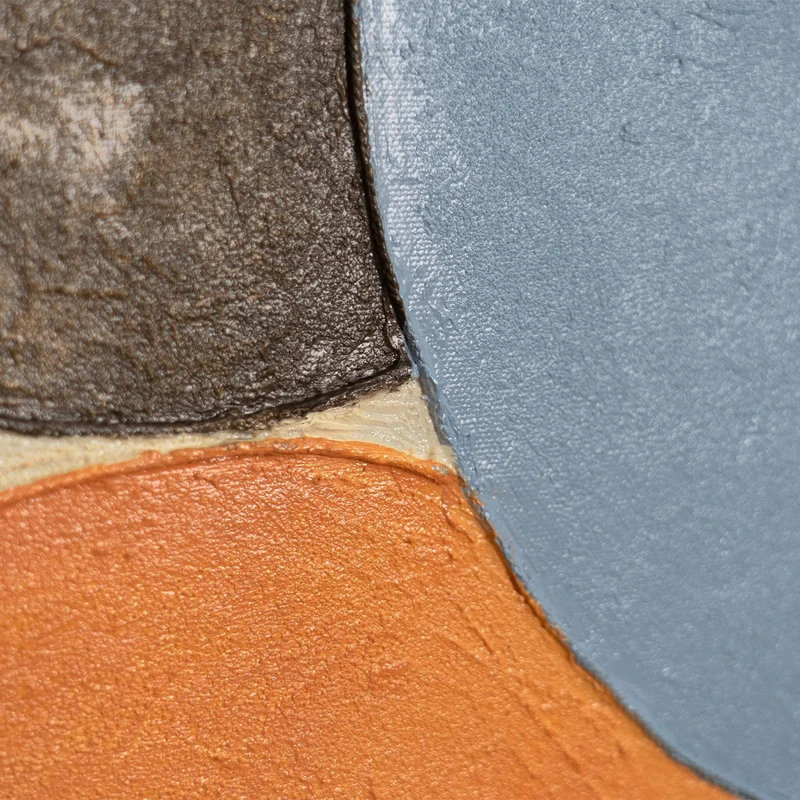 Handgemaltes Acrylbild „Sphäre der Balance“ – Geometrische Kunst für Wohnzimmer