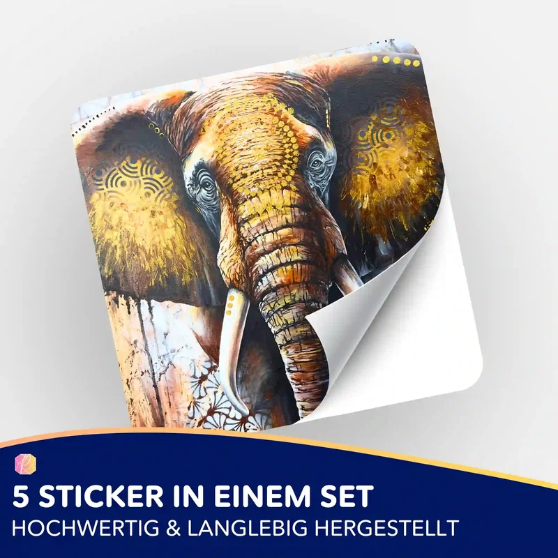 Aufkleber 5er-Set - Erbe der Erinnerung