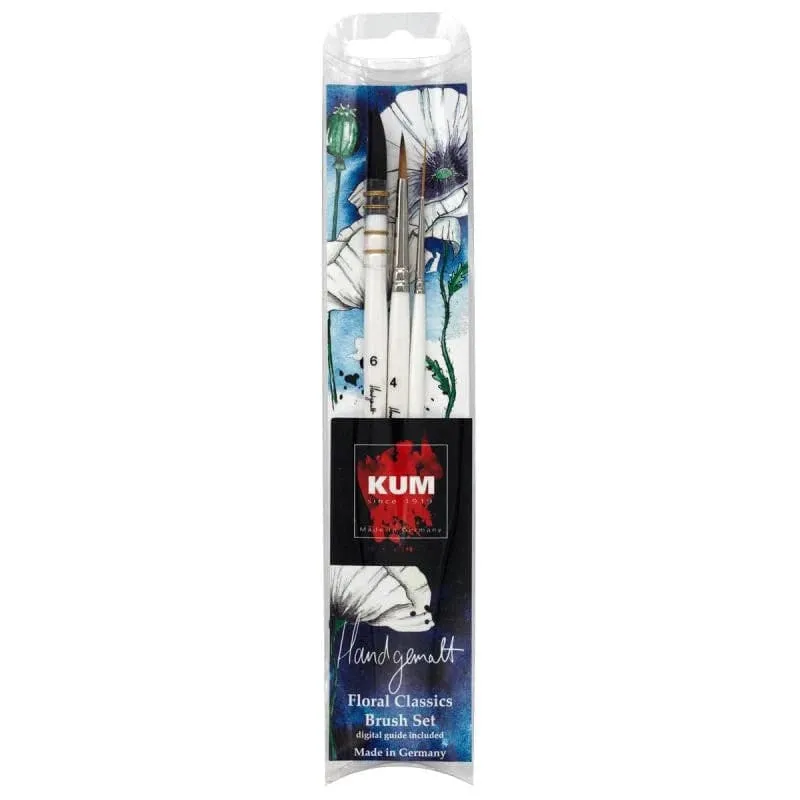KUM Floral Classics Brush Set of 4