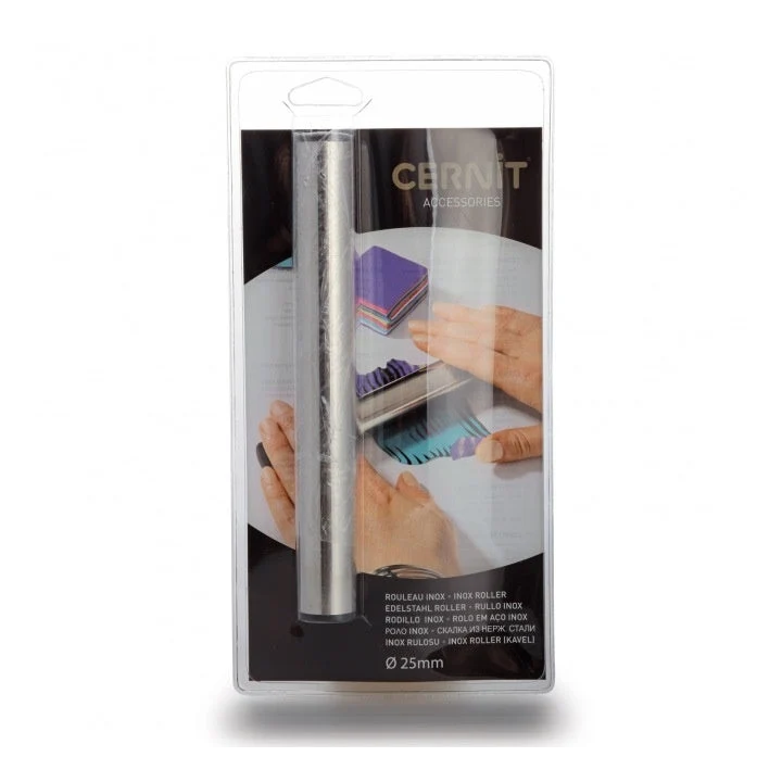 CERNIT Stainless Steel Roller for Polymer Clay
