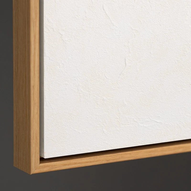 Strukturierte Acrylmalerei „Weißer Code“ – Moderne Wanddeko Wohnzimmer in Weiß