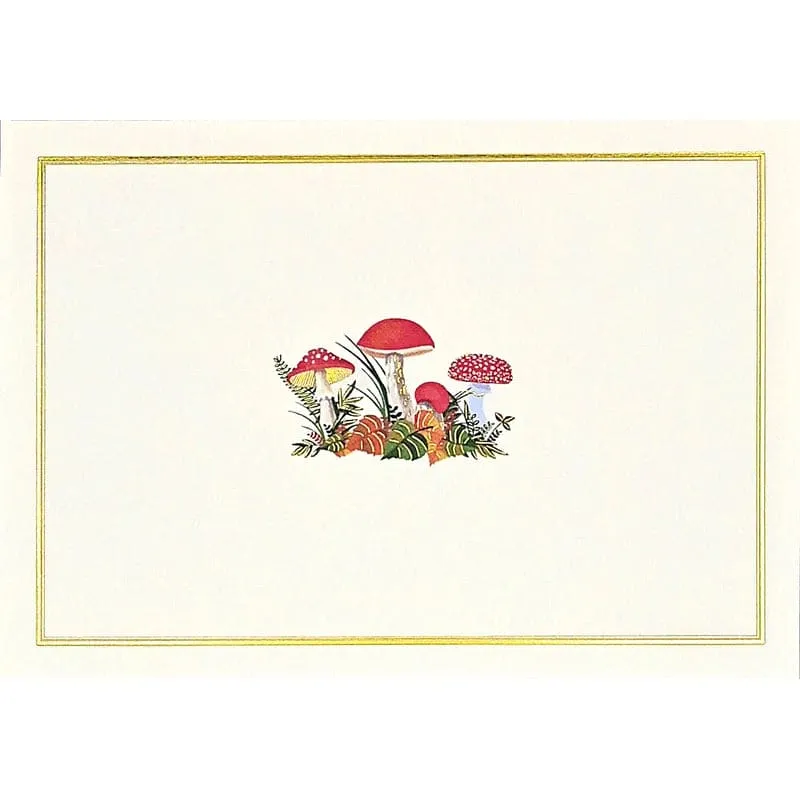 Mushrooms Note Cards and Envelopes