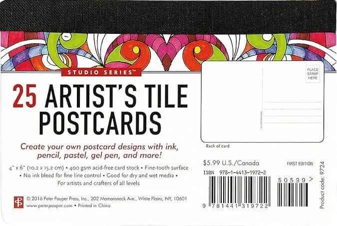 Artist’s Tile Postcard