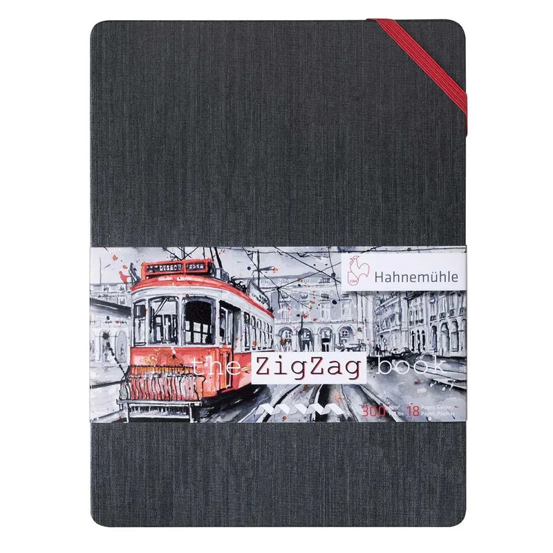 Hahnemuhle - Zig Zag Hardback Watercolour Sketchbook 300gsm A6