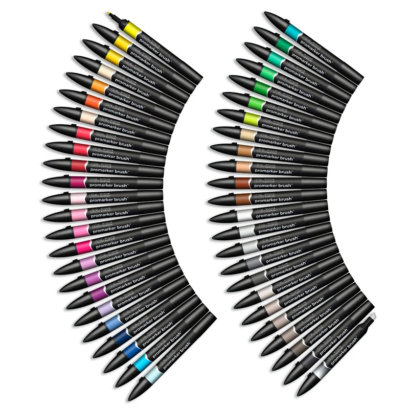 Winsor & Newton - ProMarker Brush Essential Collection 48 Set