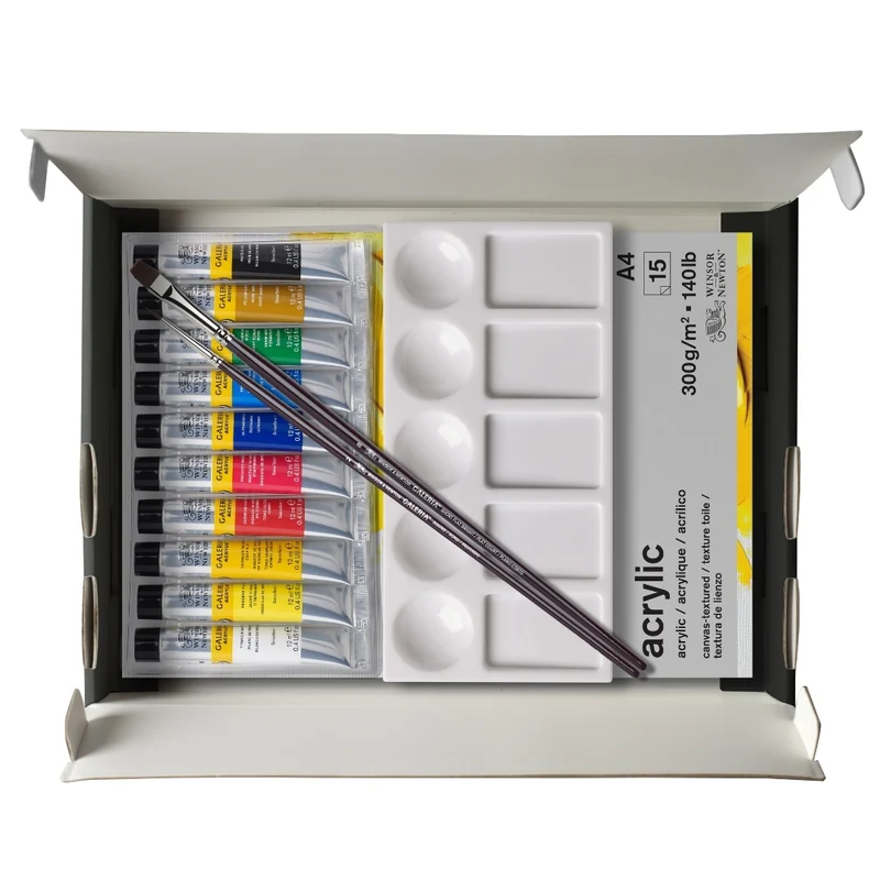 Winsor and Newton - Galeria Acrylic Colour - 14 Peice set