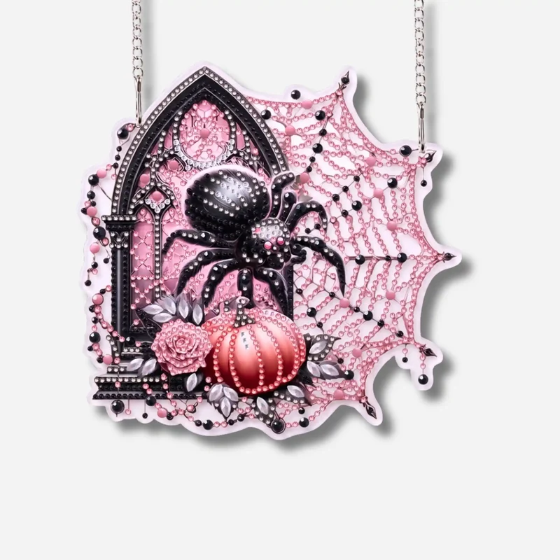 Diamond Painting Aufhänger Spinne - Halloween