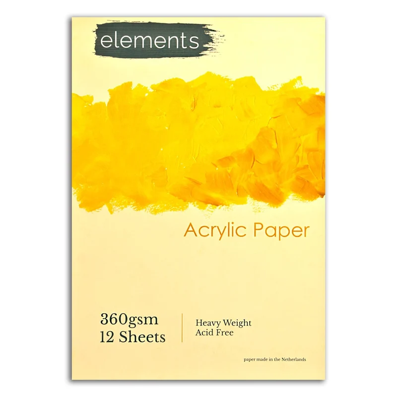 Elements Acrylic Complete Art Set with Pad