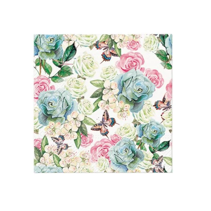 Powder Garden Decoupage Napkins - 1 pc