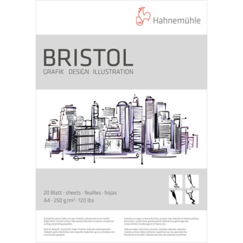 Hahnemuhle - Bristol Board 250 gsm - A4