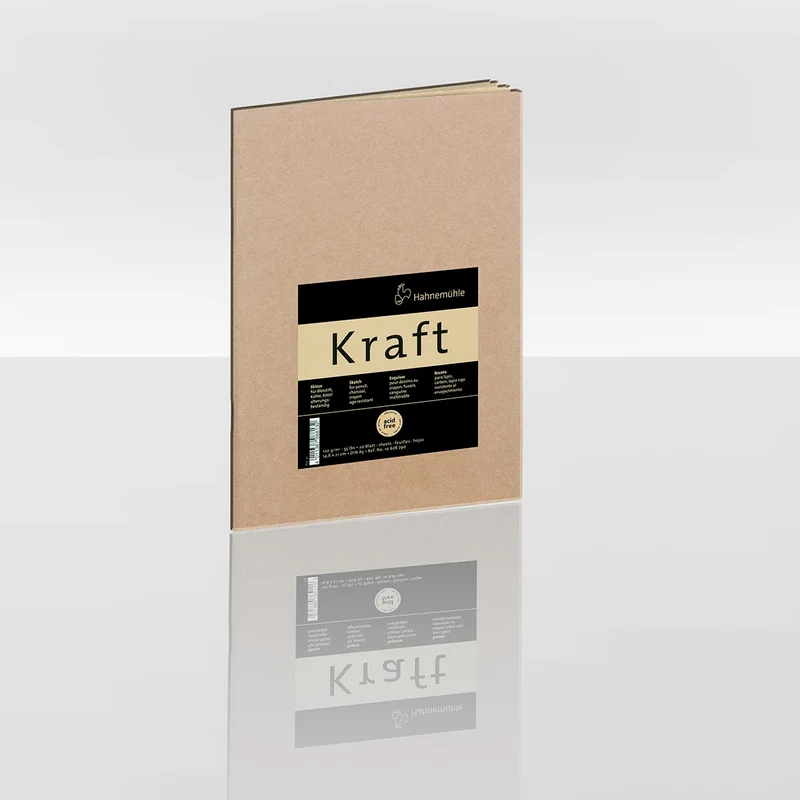 Hahnemuhle - Kraft Paper Sketch Booklet 120gsm 20 Sheets A5